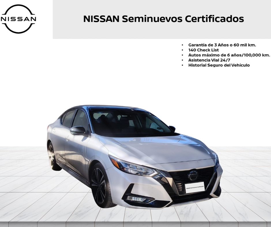 2021 Nissan SENTRA 4 PTS SR CVT AAC ASTOS DEPORTIVOS BOSE QC F LED RA-18