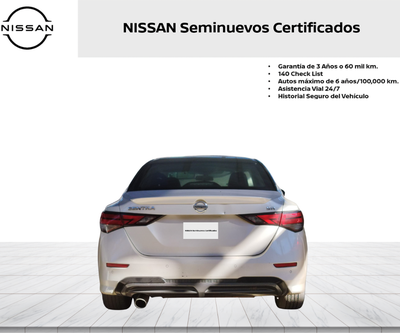 2021 Nissan SENTRA 4 PTS SR CVT AAC ASTOS DEPORTIVOS BOSE QC F LED RA-18