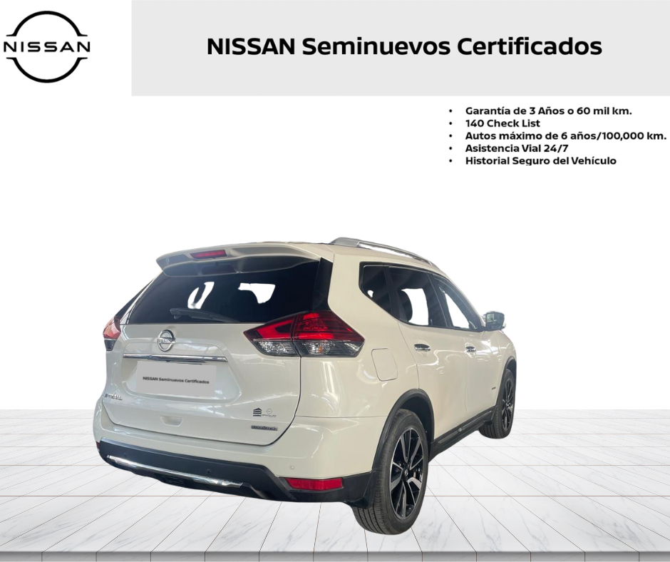 2022 Nissan X-TRAIL 5 PTS HIBRIDO CVT PIEL CD GPS 5 PAS RA-19