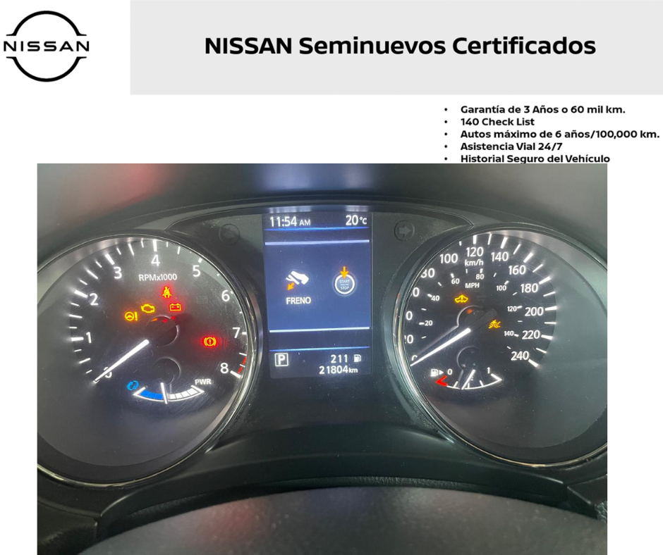 2022 Nissan X-TRAIL 5 PTS HIBRIDO CVT PIEL CD GPS 5 PAS RA-19